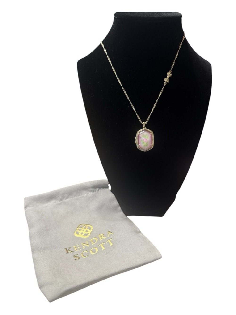 Kendra Scott x LoveShackFancy Daphne Gold Locket Necklace